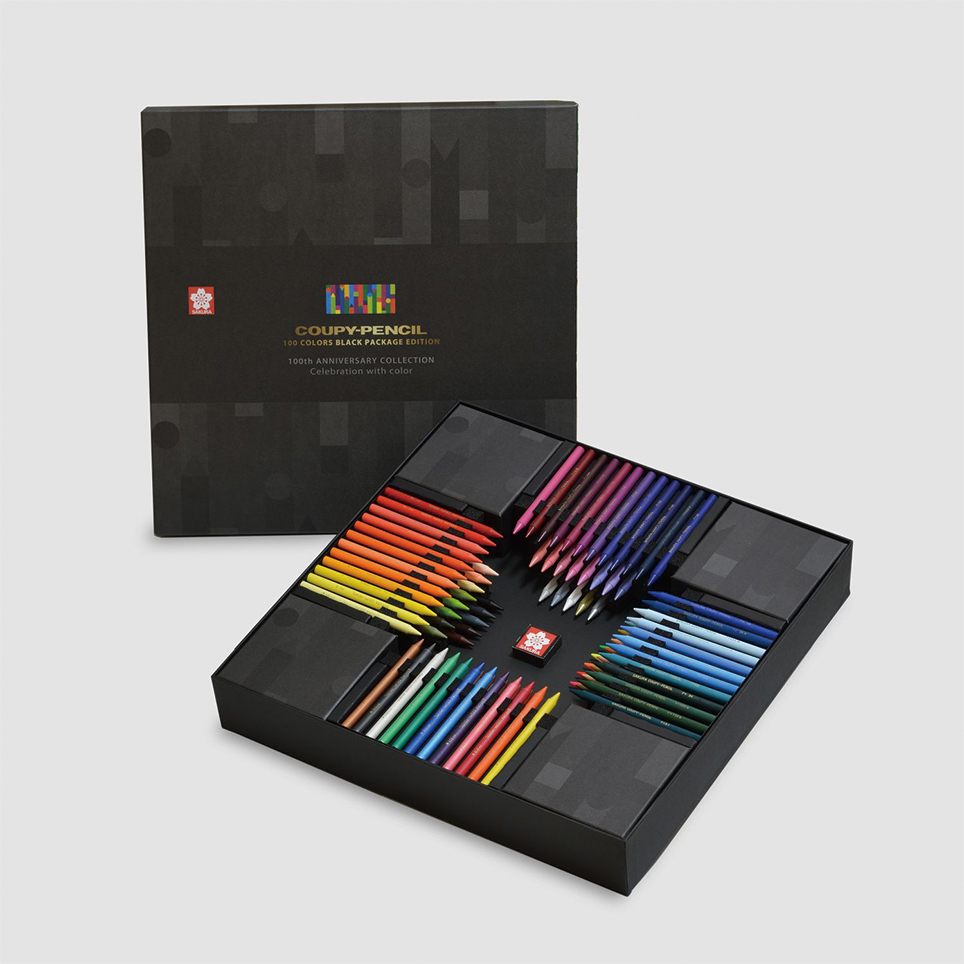 クーピーペンシル100色 ブラックパッケージエディション｜クーピー