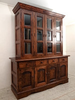 民芸家具買取 北海道民芸家具 HM160K 食器棚 カップボードキャビネット