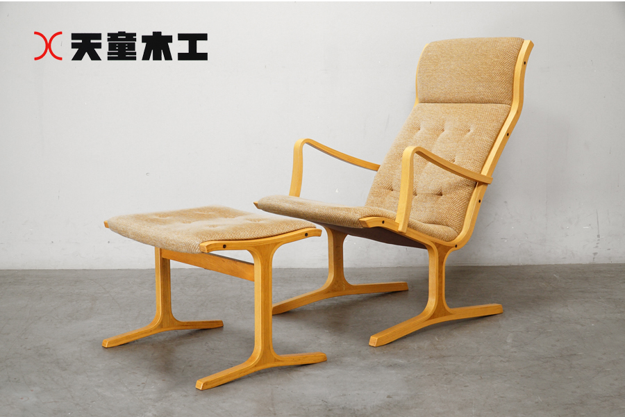 天童木工 ヘロンシリーズのオットマン ※値下げ不可 天童木工の名作