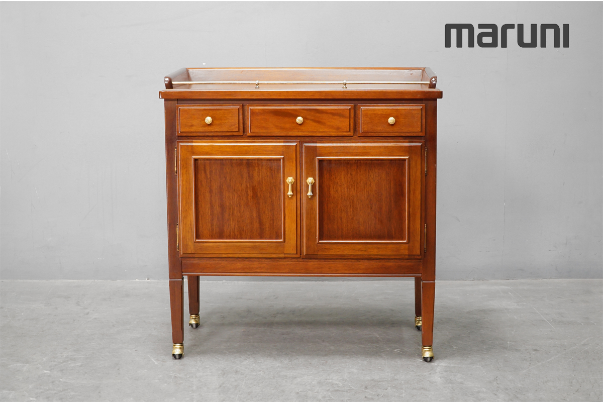 マルニ 地中海 キャビネット ワゴン サイドボード コンソール 飾り棚