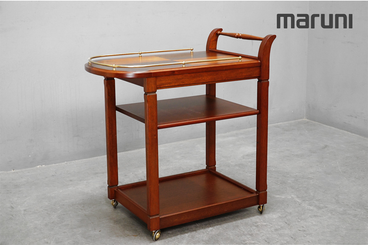 マルニ木工】KENT COURT アンティーク 電話台 飾り棚【Maruni】 マルニ