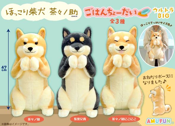 ≪9月の新商品≫ほっこり柴犬茶々ノ助ごはんちょーだい☆アミューズ