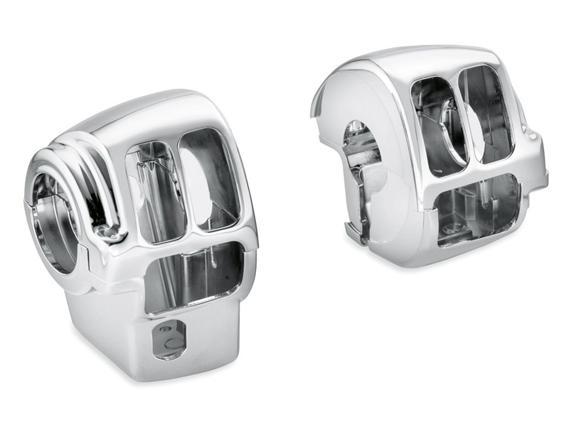 クローム・スイッチハウジングキット - Harley Davidson | アンバーピース