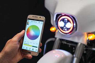 Orbit Prism LEDヘッドライト Kuryakyn ハーレーカスタム