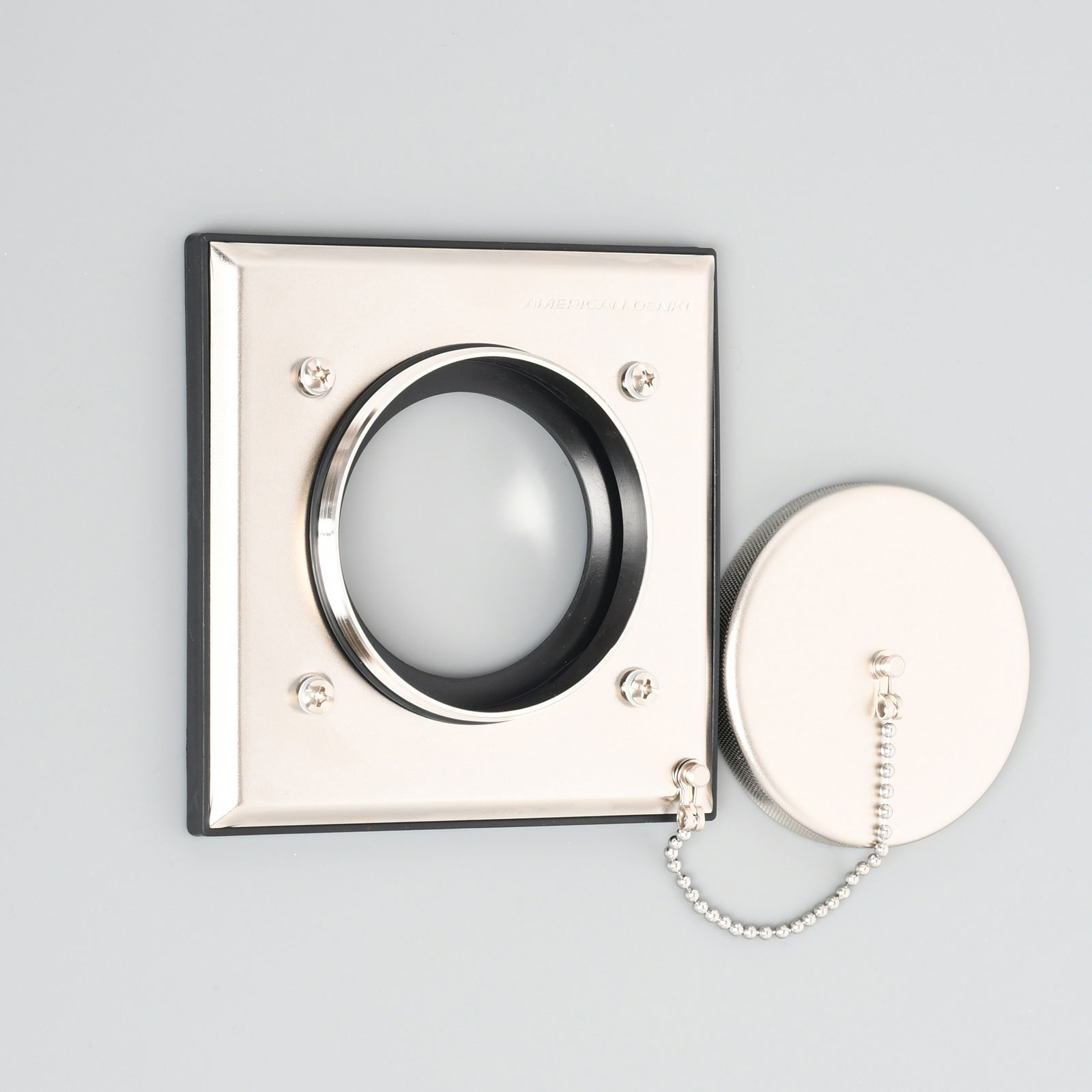 W801-2 多目的タイプ(穴寸法: Φ58) 防水形プレート(耐じん・防噴流形