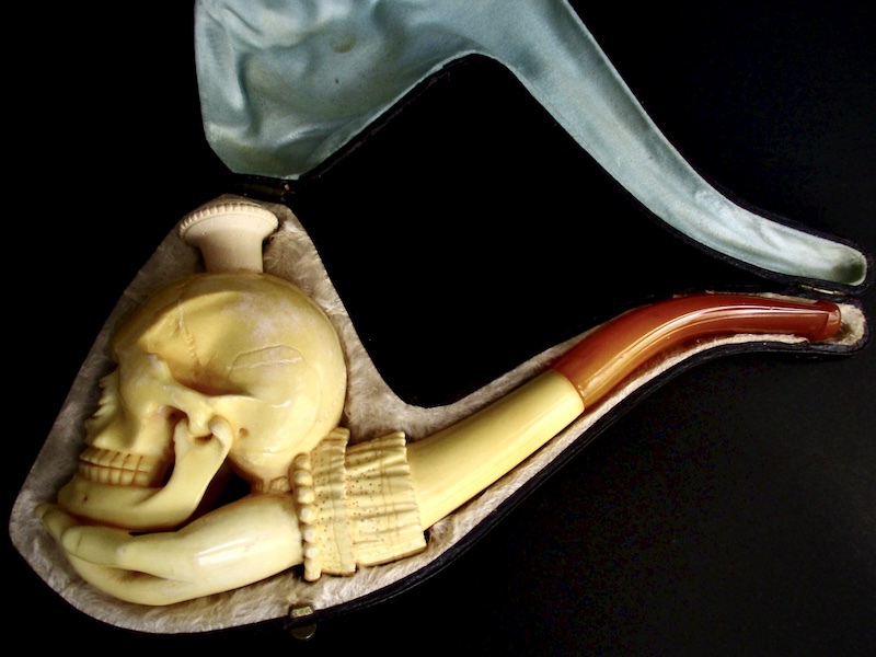 アンティークのメシャムパイプ〜白き女神