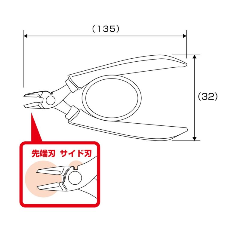 ステンレス製ラバーグリップニッパー | ANEXブランドのドライバー