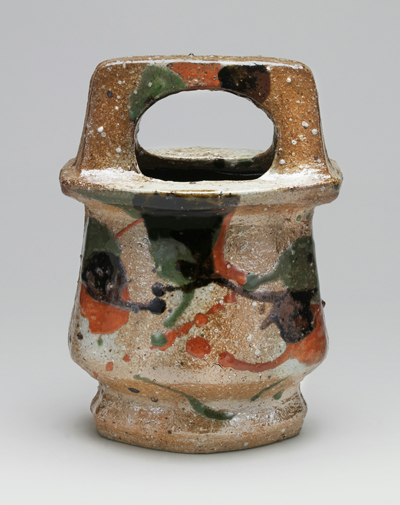 河井寛次郎「三色手付扁壺」の買取・査定は美術のプロにお任せ下さい