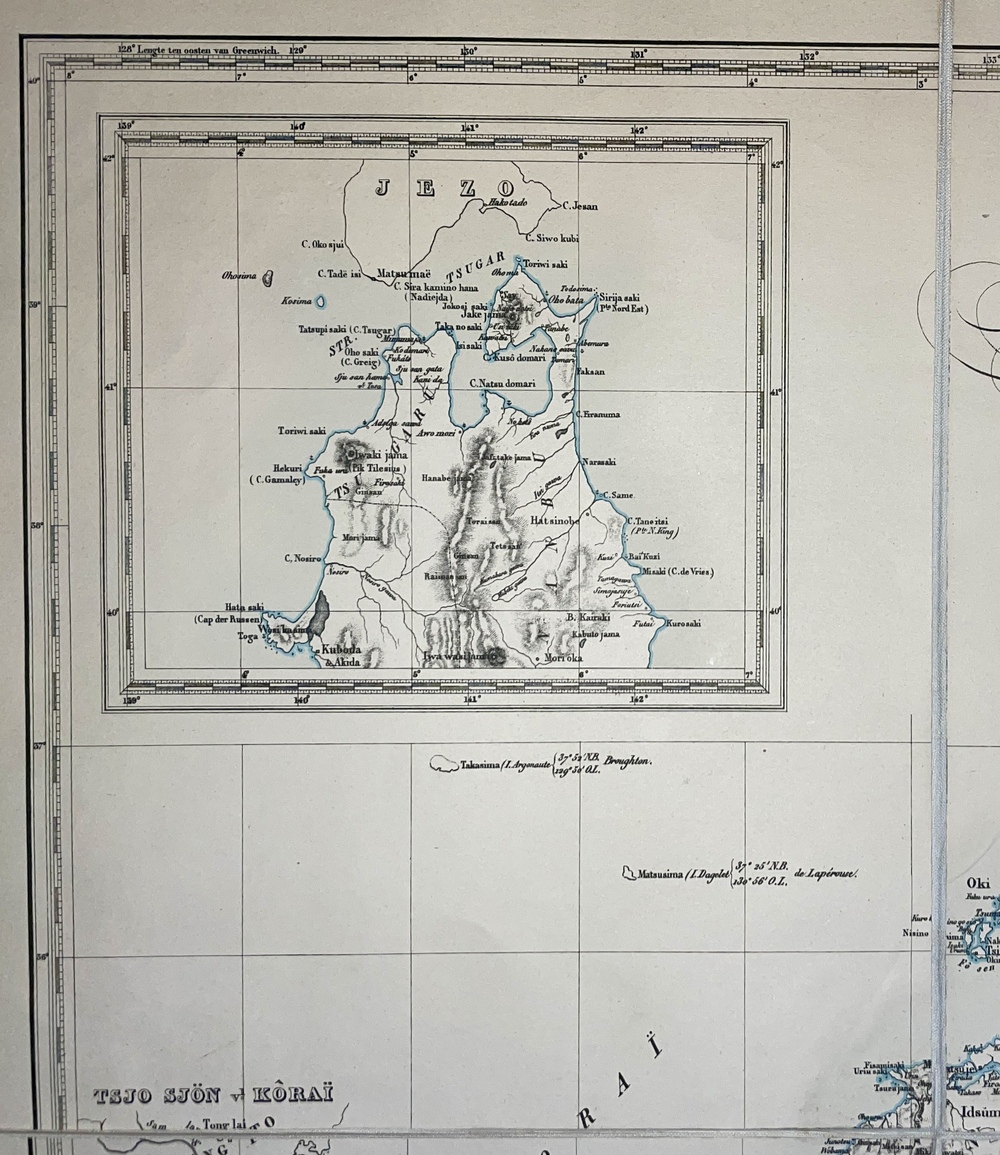 日本人の原図及び天文観測に基づいての日本帝国図』 - 青羽古書店
