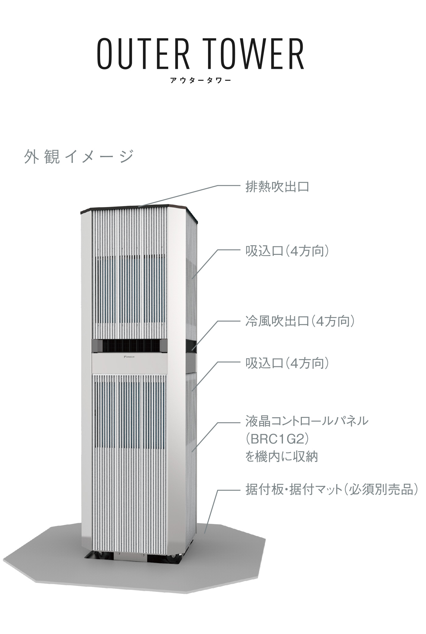 ダイキン Daikin CERAMIC HEATER タワー型 【公式通販】