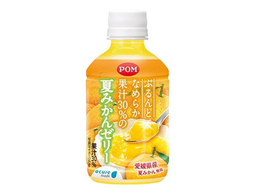 ぷるんとなめらか果汁30％の夏みかんゼリー | 商品紹介 | acure