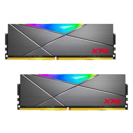 XPG SPECTRIX D50 RGB 16GB (2x8GB) DDR4 3600MHz Memory Module, Gray