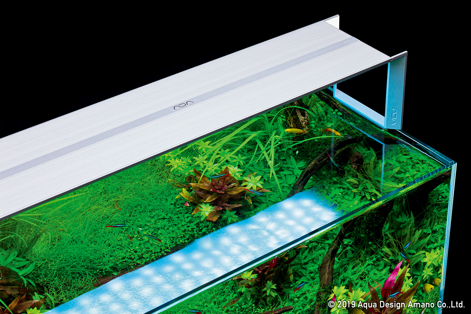 ADA キューブガーデン、アクアスカイRGBライトセット ADAから30cm水槽
