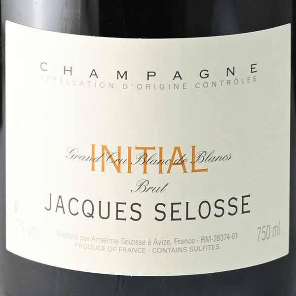 ジャック・セロス イニシャルNV(JACQUES SELOSSE INITIAL)(コート