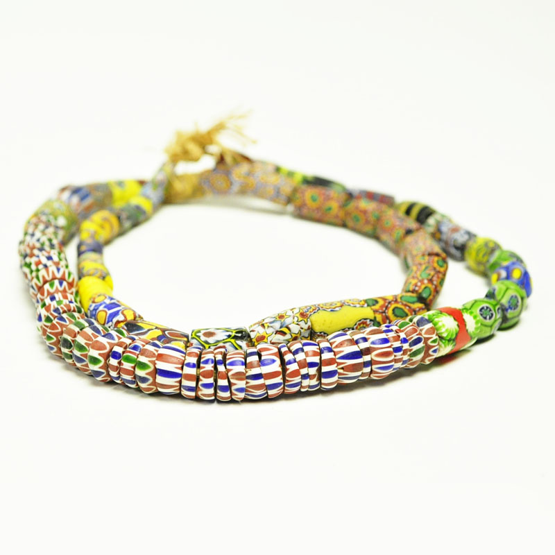 アンティーク アフリカとんぼ玉 4種 15個セット アンティーク