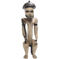 アフリカンアート 木製彫刻 2点セット