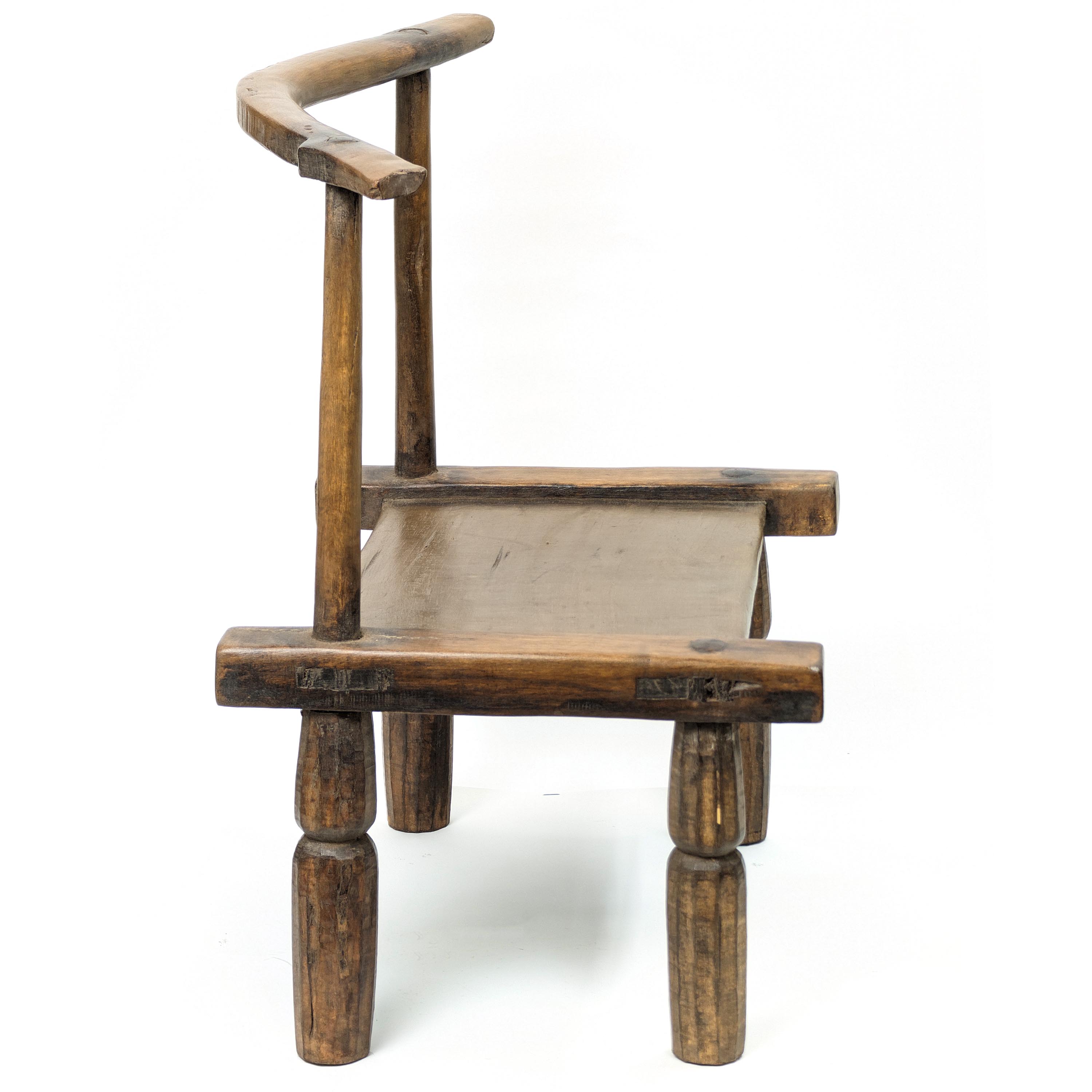 バウレ族の椅子 アフリカの家具 スツール （p578-11） - アフリカ雑貨