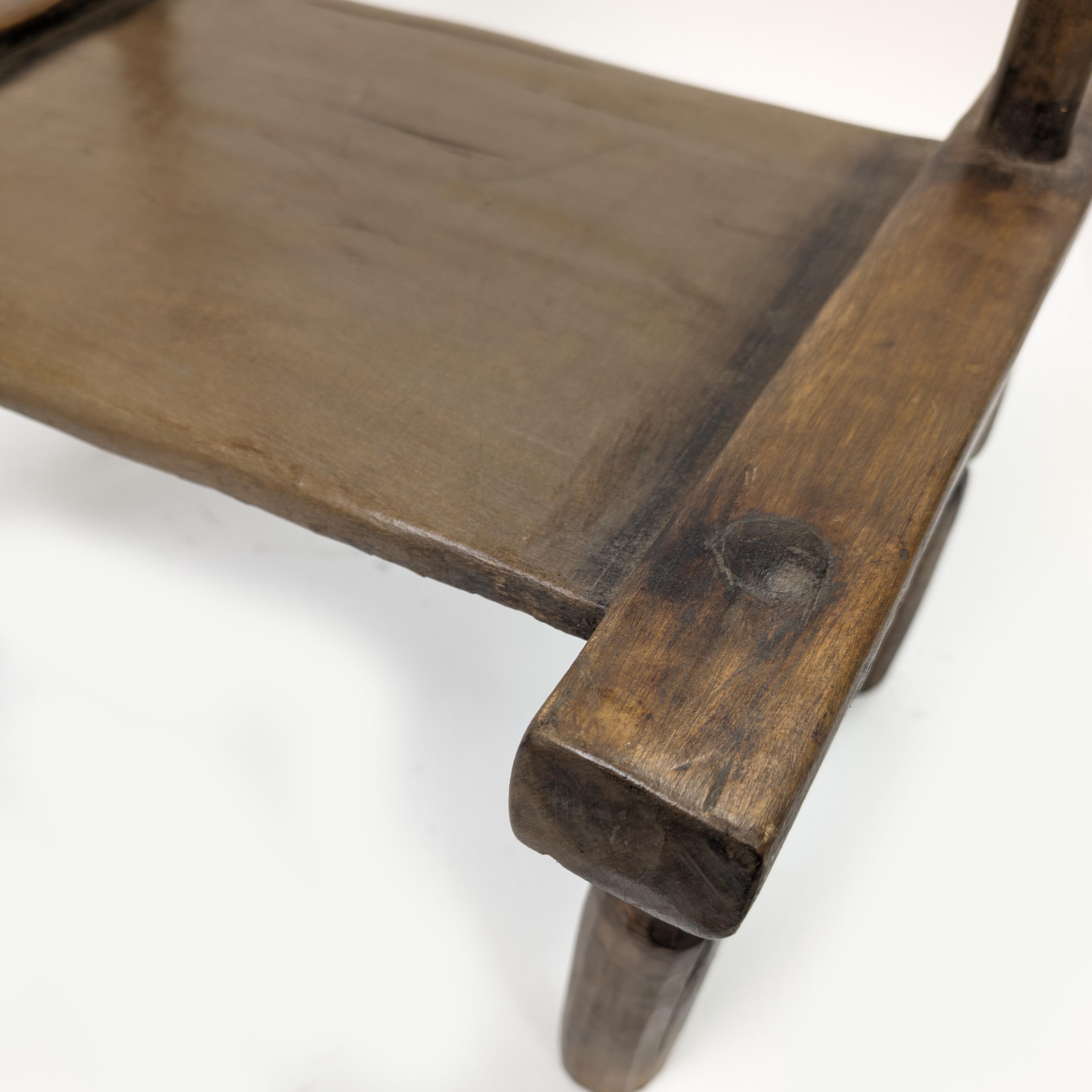 バウレ族の椅子 アフリカの家具 スツール （p578-11） - アフリカ雑貨