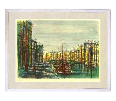 リトグラフ Jean Carzou ジャン・カルズー フィールドの女 リトグラフ