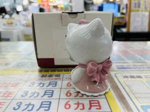 希少】NAO ハローキティ 陶器 フィギュリン ケーキ＆テディベア 希少