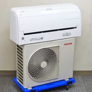 取付込☆福岡 東芝 エアコン 6畳用 RAS-H221R お掃除機能付き 中古