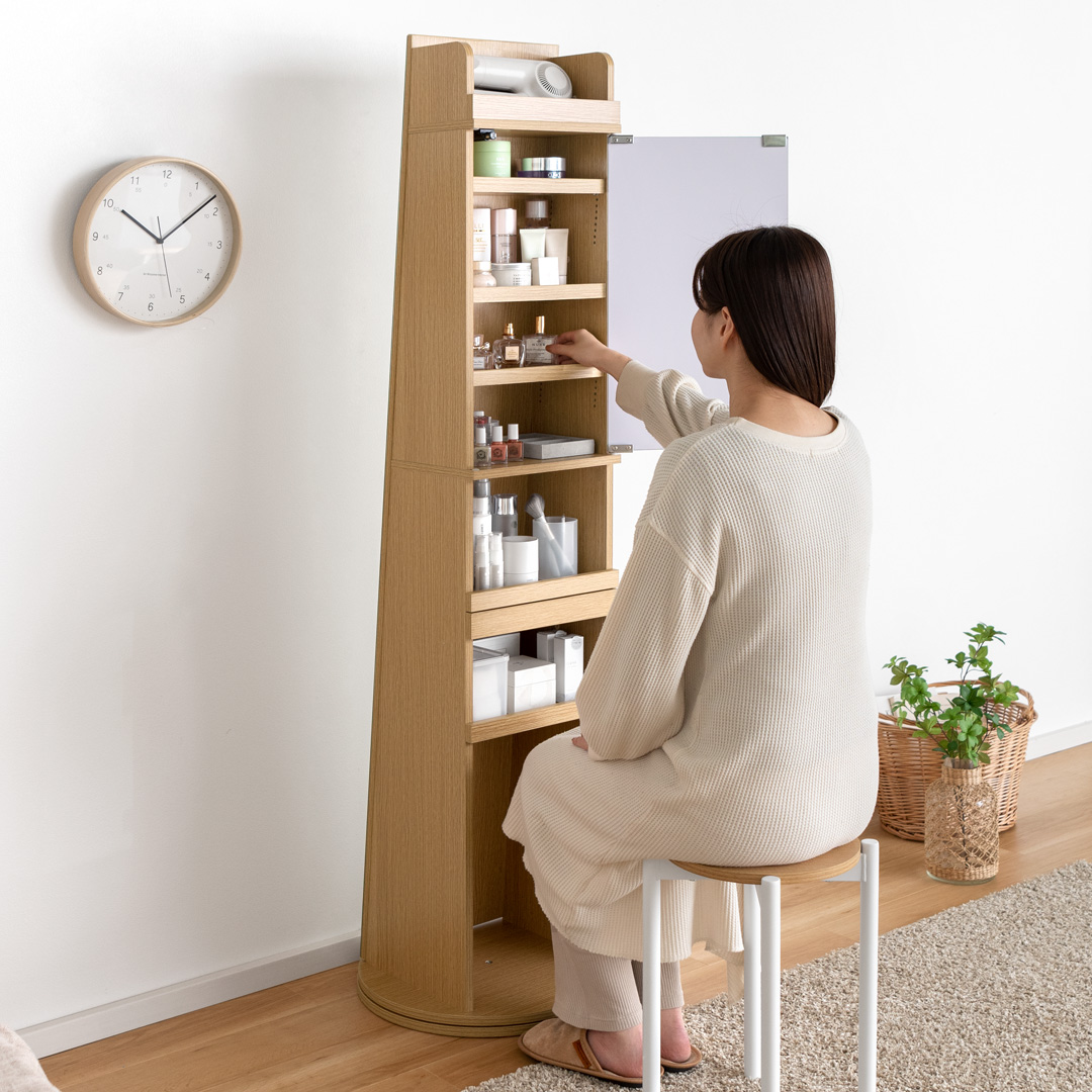 ホワイト木製ドレッサー・鏡台 直接お持ち帰り専用特価も可能 ホワイト