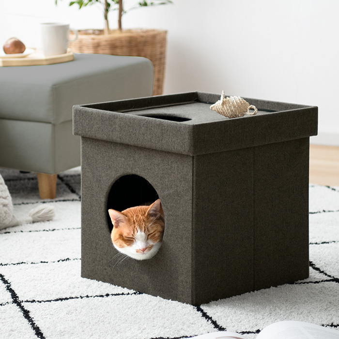 簡単組み立てキューブ型キャットハウス | 家具・インテリア通販 【公式