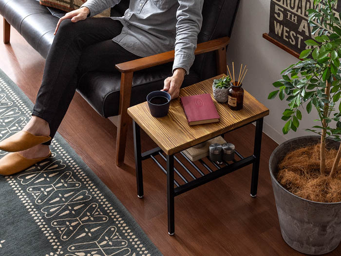 ヴィンテージウッドサイドテーブル Lewis(ルイス) | 家具・インテリア