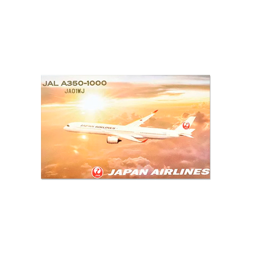 JAL Airbus A350 900 シール 記念品 JAL Airbus A350 900 シール 記念品