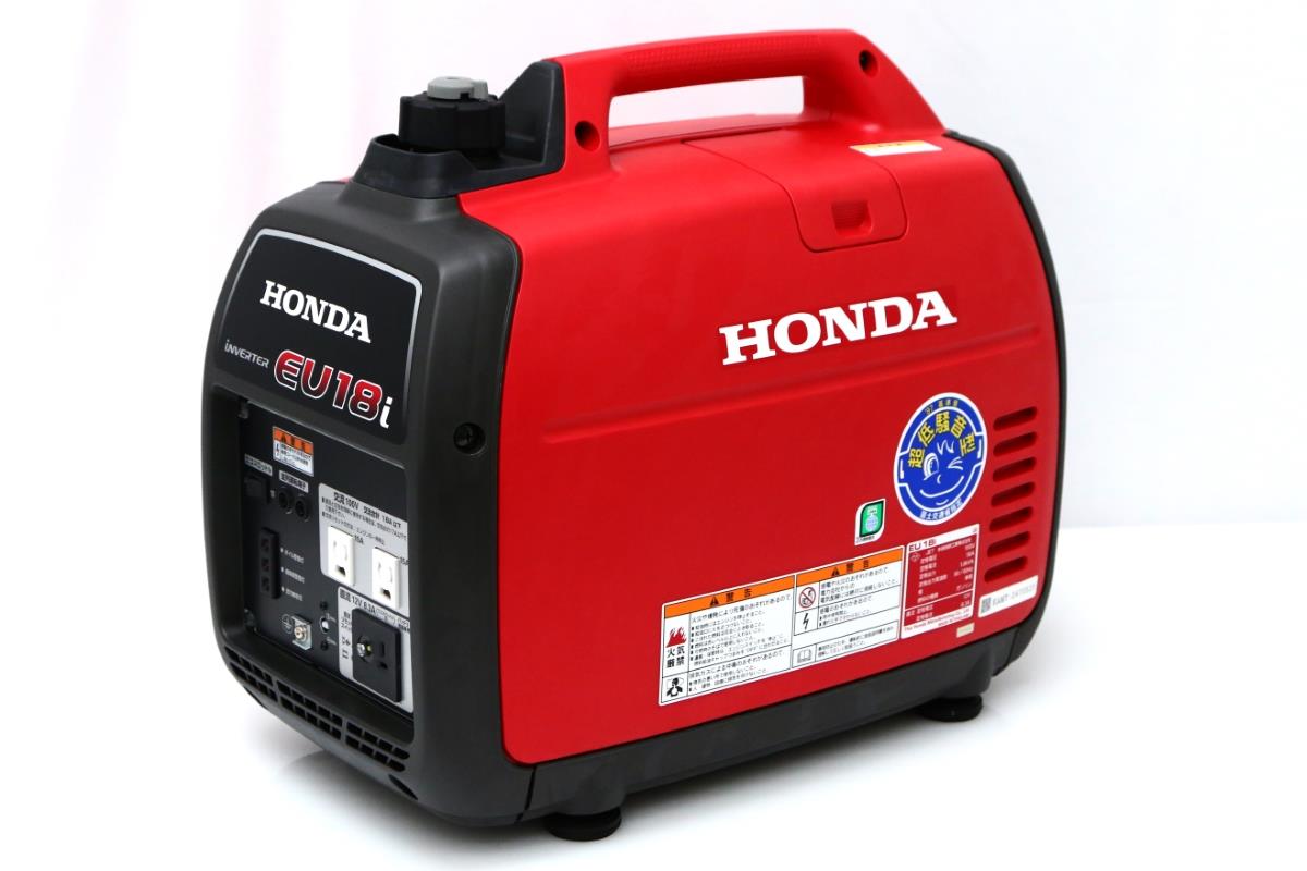 苫小牧市内近郊限定 HONDA EU-18i 発電機 タンク容量3.6L 正弦波