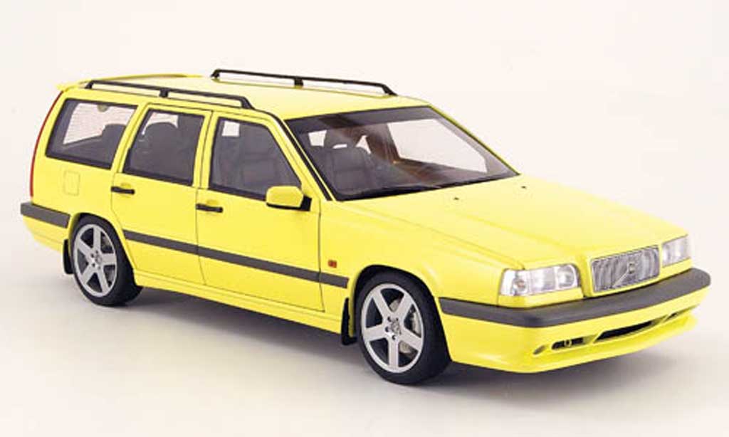 Diecast model cars Volvo 850 Sedan 1/18 Autoart Sedan t-5 r yellow