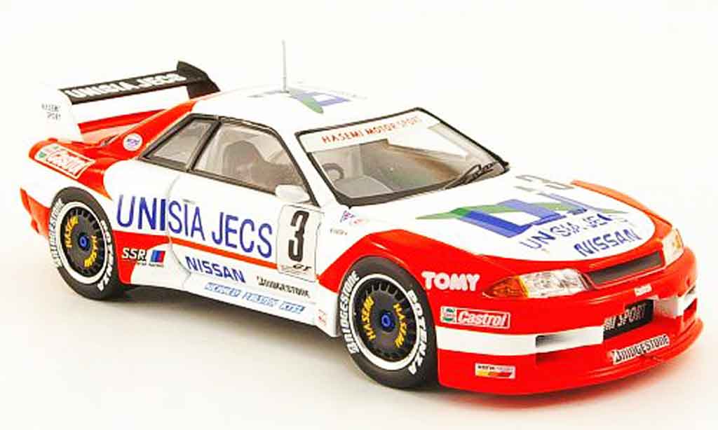 ミニカー EBBRO UNISIA JECS SKYLINE R32 JGTC 1994 Diecast model
