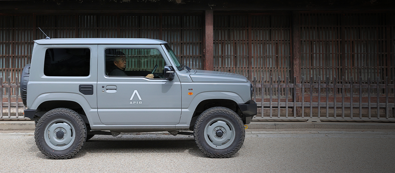 ジムニー4x4 APIO グレー 新型ジムニーTSコンプリートカー | APIO