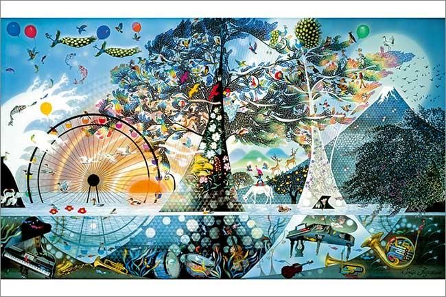 アップルワン アクアンジュエル SHU ジグソーパズル 1000ピース 完成品