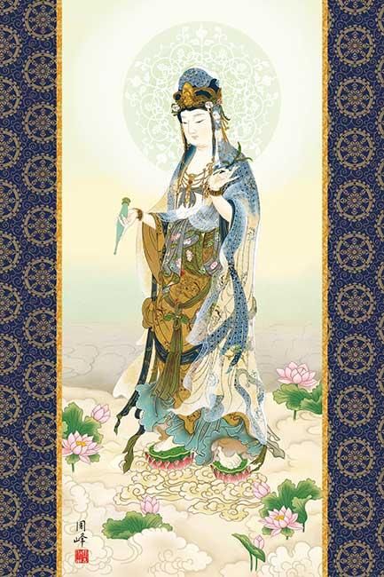 蓮上観音菩薩（れんじょうかんのんぼさつ） | 光るジグソーパズルの