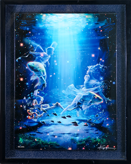 KAGAYA カガヤ ジークレー フェニックス～永遠の翼～ 絵画 KAGAYA