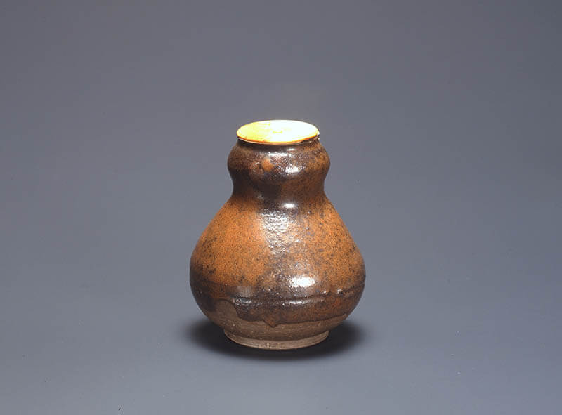 黄瀬戸/瀬戸焼 徳利 江戸中期~後期1820~ _4 2025 _特！！ ☆黄瀬戸