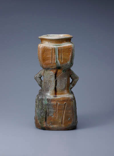 伊賀焼 古伊賀 袋水指 仕服 時代物 宗和識 茶道具 骨董品、