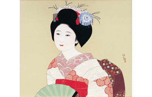 真筆 東洋画 郭 楠培 作「晩秋」