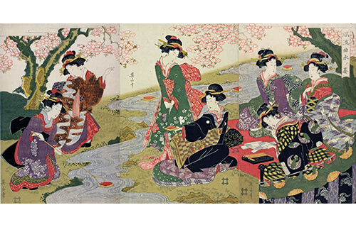 ⑥ ジグソーパズル 菊川 英山 盃を持つ美人 1000ピース 新品 未開封