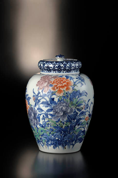 真葛香山 染付龍花瓶 初代宮川香山 遺作展 ～初代から二代へ～