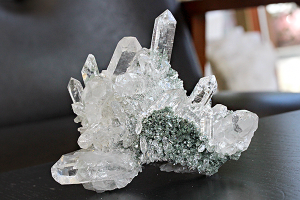 特選品】インド・マニハール産ヒマラヤ水晶クラスター-037水晶