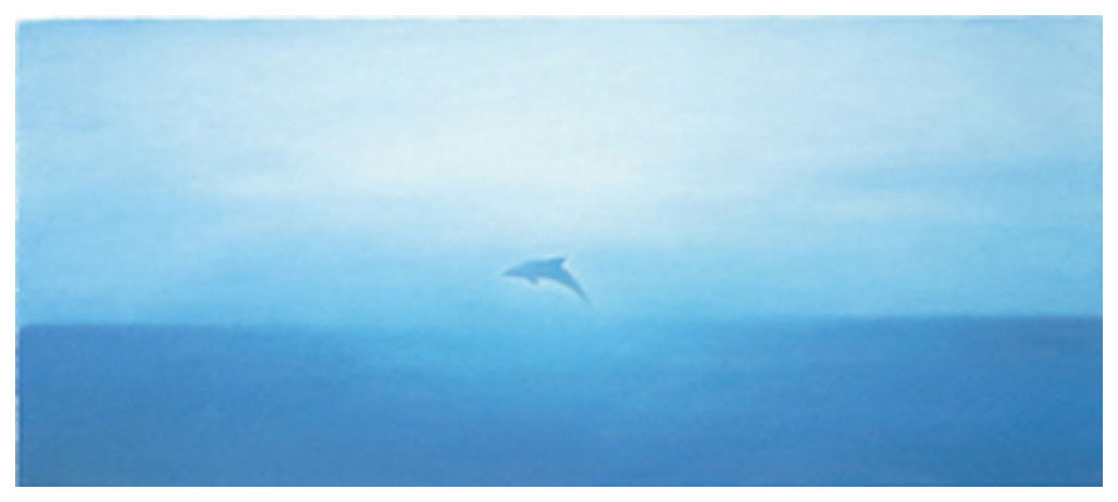 青の時間 】 渡辺宏 絵画 版画 修復歴等なし 青の時間 】 渡辺宏