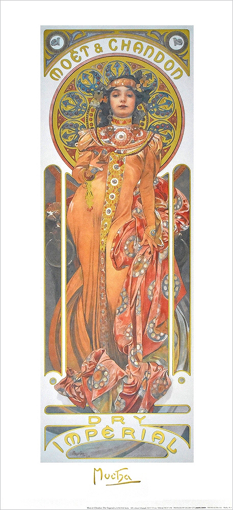 アルフォンス・ミュシャ ポスター A3799(Po-04)|アート＆フレーム|絵と