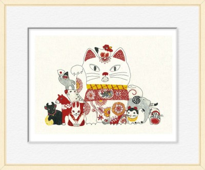 micao やわらかな雨 ジクレー ミカオ MICAO 「やわらかな雨」版画 絵画