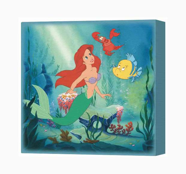 ディズニー アリエル カルフォルニア ウォールアート 絵画 ディズニー
