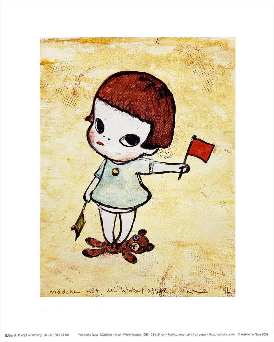 奈良美智 ポスター 奈良美智ポスター 2枚セットYoshitomo Nara B2 原版