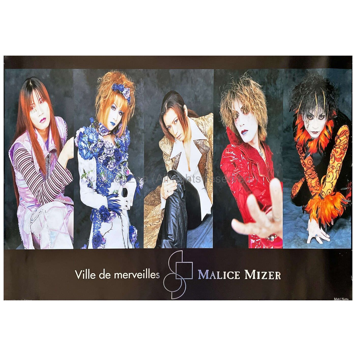 Malice Mizer ポスター七枚、ツアーステッカー、CD セット Malice