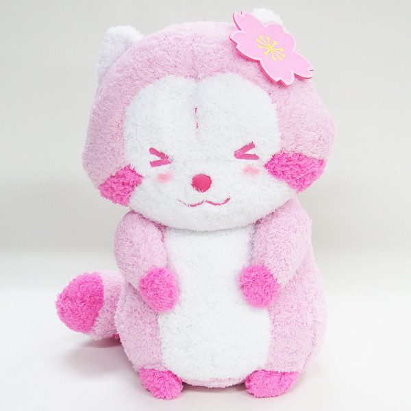 希少 セキグチ あらいぐまラスカル ぬいぐるみ ラスカル 桜色 ピンク