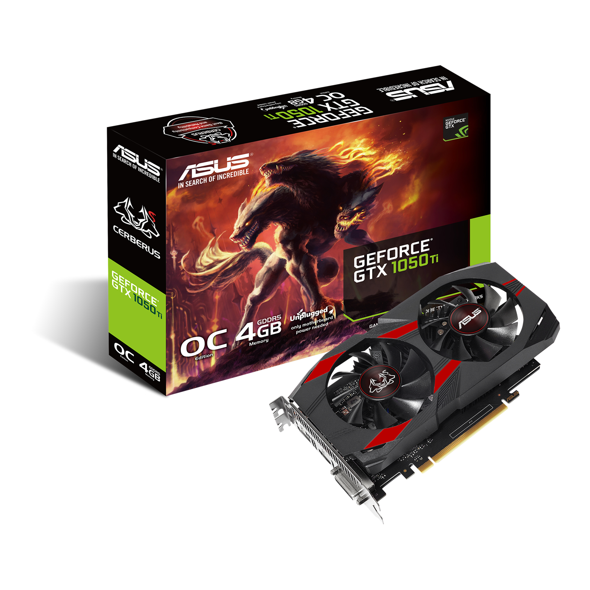 CERBERUS-GTX1050TI-O4G｜Graphics Cards｜ASUS Baltics